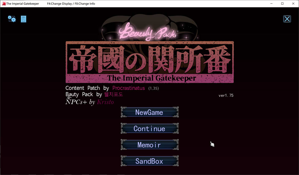 图片[1]-帝国的守门者 Ver1.75 Kristo超魔改汉化作弊版[大更新/1.6G]-1288游戏网