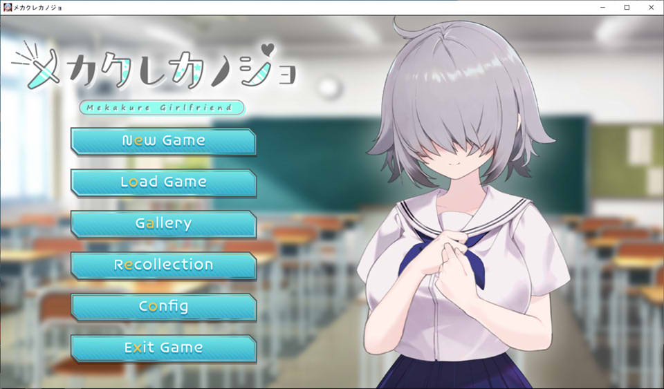 图片[1]-与白毛少女在一起：メカクレカノジョ AI汉化版[11月新作/1.3G]-1288游戏网