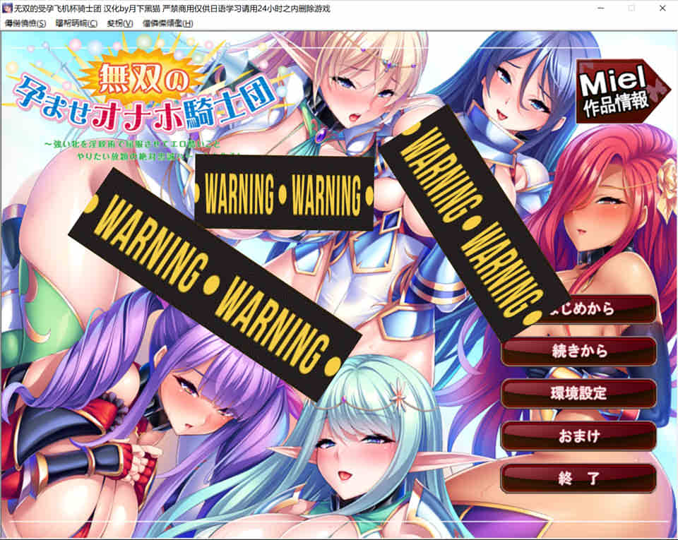 图片[1]-[Miel] 无双的受运灰机杯骑士团 AI汉化版★全CV[新汉化/1.3G]-1288游戏网