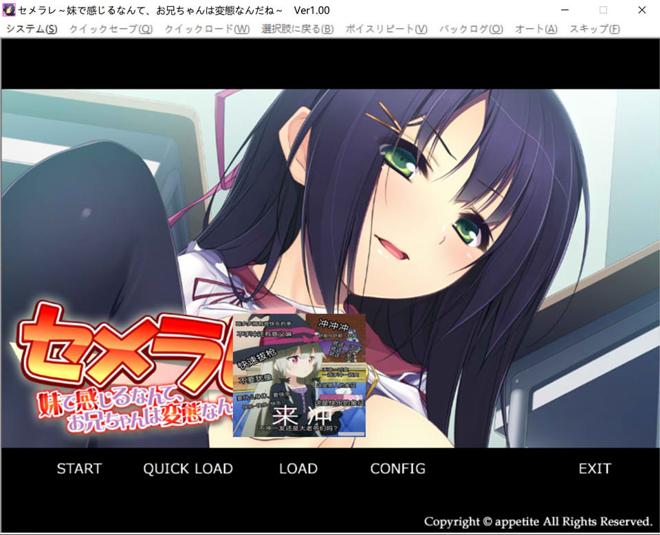 图片[1]-居然对妹妹有感觉，哥哥你真是变态呢~ AI汉化版★全CV[新汉化/400M]-1288游戏网