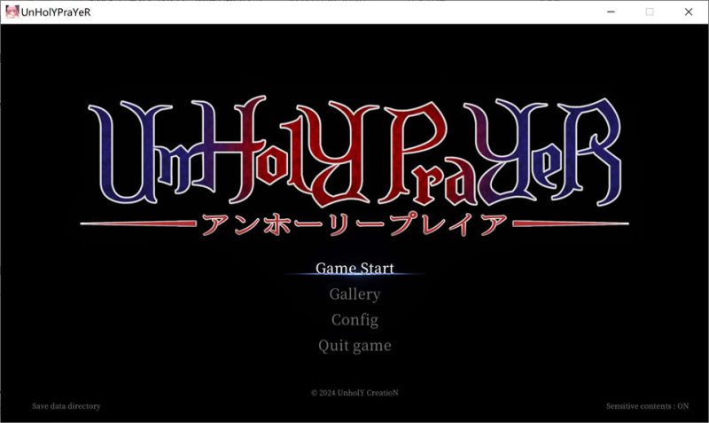 UnHolY PraYeR 2025年12月動作確認版 官方中文版[12月更新/1.4G]-1288游戏网